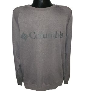 Columbia Men's Taupe Colored Logo Front Sweatershirt L